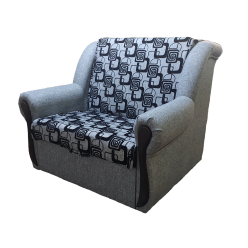 Кресло-кровать «Аккорд» 80 см. мягкий бок с декором