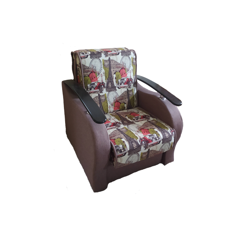 Кресло-кровать «Алекс» 80 см. с декором